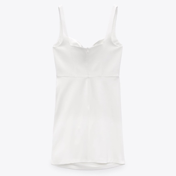 Zara Corset Bustier White Dress - Never Worn - Picture 3 of 5
